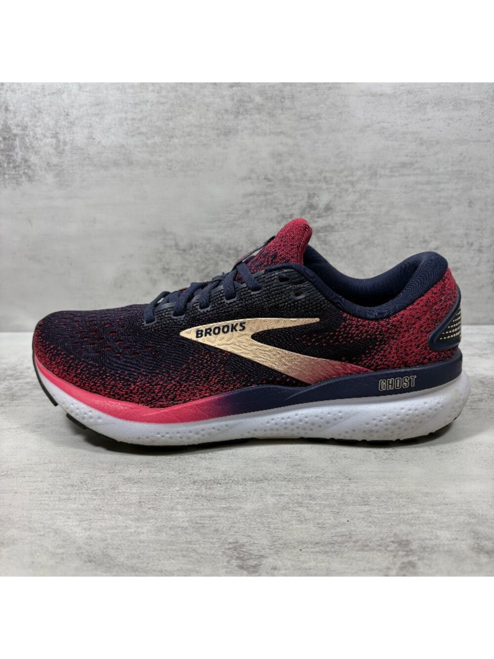 Brooks Ghost 16 Running Shoes - Women's Size 8.5 - Pink Blue